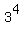 +3%5E4+