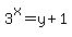 +3%5Ex=y%2B1