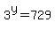 +3%5Ey+=+729+