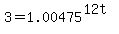 +3+=+1.00475%5E%2812t%29+