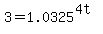 +3+=+1.0325%5E%28+4t+%29+