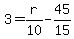+3+=+r%2F10+-+45%2F15+
