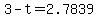 +3+-+t+=+2.7839+