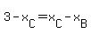 +3+-+x%5BC%5D+=+x%5BC%5D+-+x%5BB%5D+