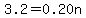 +3.2+=0.20n
