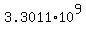 +3.3011%2A10%5E9+