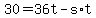 \"+30+=+36t+-+s%2At+\"