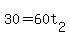 +30+=+60t%5B2%5D+
