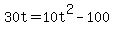 +30t+=+10t%5E2+-+100+