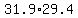 +31.9%2A29.4+