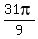 +31pi%2F9+