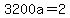 +3200a+=+2+
