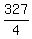 +327%2F4+