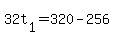 +32t%5B1%5D+=+320+-+256+