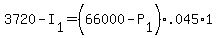 +3720+-+I%5B1%5D+=+%28+66000+-+P%5B1%5D+%29%2A.045%2A1+