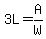 +3L+=+A%2FW+