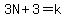 +3N%2B3=k