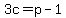 +3c++=+p+-+1+