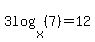 +3log%28x%2C%287%29%29=12+