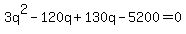 +3q%5E2-120q+%2B130q-5200=0