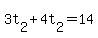 +3t%5B2%5D+%2B+4t%5B2%5D+=+14+
