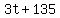 +3t+%2B+135+
