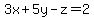 +3x%2B5y-z=2+