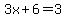 +3x%2B6+=+3+