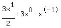 +3x%5E1%2F2+%2B+3x%5E0+-+x%5E-1+