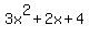 +3x%5E2+%2B+2x+%2B+4