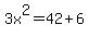 +3x%5E2+=+42+%2B+6+