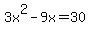 +3x%5E2+-+9x+=+30+
