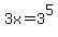 +3x++=+3%5E5