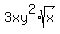 +3xy%5E2%2A+sqrt%28+x%29
