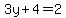 +3y%2B4+=+2+