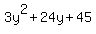 +3y%5E2%2B24y%2B45
