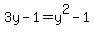 +3y-1+=+y%5E2-1