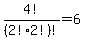 +4%21%2F%282%21%2A2%21%29%21=+6+