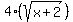 +4%28sqrt%28x%2B2%29%29+
