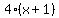 +4%2A%28x%2B1%29+