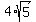 +4%2A+sqrt%285%29