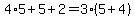 +4%2A5+%2B+5+%2B+2+=+3%2A%28+5+%2B+4+%29+