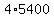 +4%2A5400