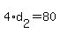 +4%2Ad%5B2%5D+=+80+