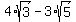 +4%2Asqrt%283%29+-+3%2Asqrt%285%29+