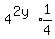 +4%5E%282y%29%2Aexpr%281%2F4%29
