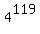 +4%5E119+