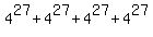 +4%5E27%2B4%5E27%2B4%5E27%2B4%5E27