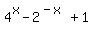 +4%5Ex+-2%5E%28-x%29+%2B1