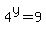 +4%5Ey+=+9+